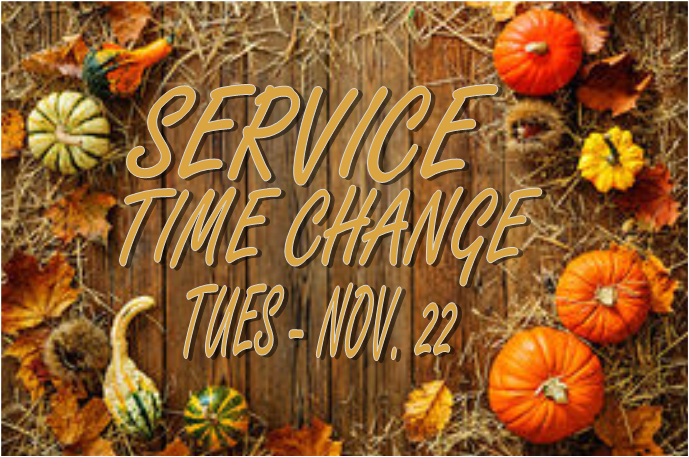 Thanksgiving Service – Bethel Baptist Church